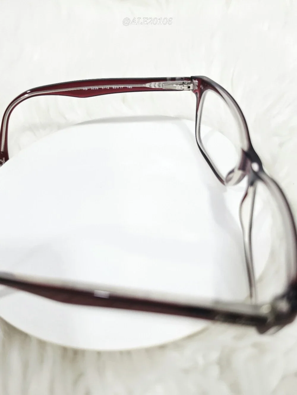 Ray-Ban RB5228 Burgundy Red Prescription Eyeglass Frames